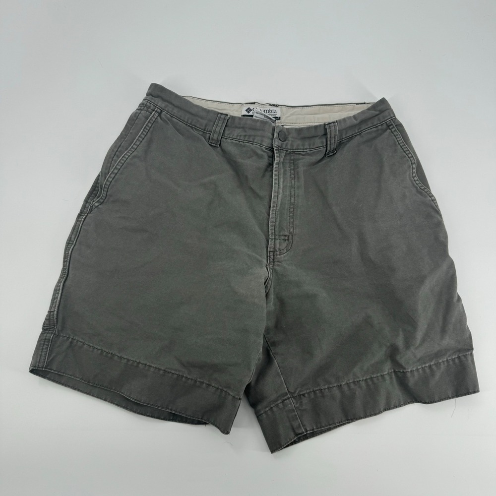 Columbia‎ Sportswear Gray Cargo Shorts Mens Size 32 Casual Outdoor